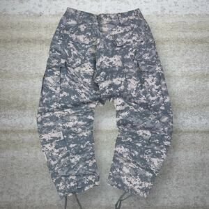Vintage 90s Military Tactical Pants 32x28 Baggy Wide Digital Camo Medium Short
